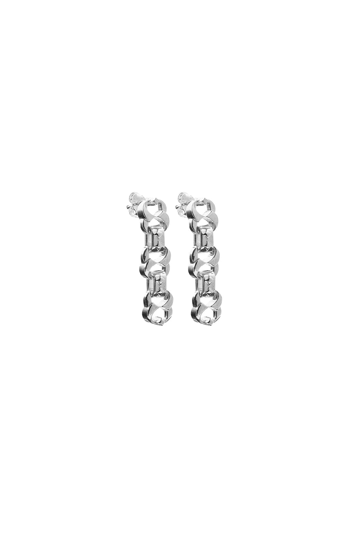 STOLEN GIRLFRIENDS CLUB S-LOGO DROP EARRINGS - THE VOGUE STORE