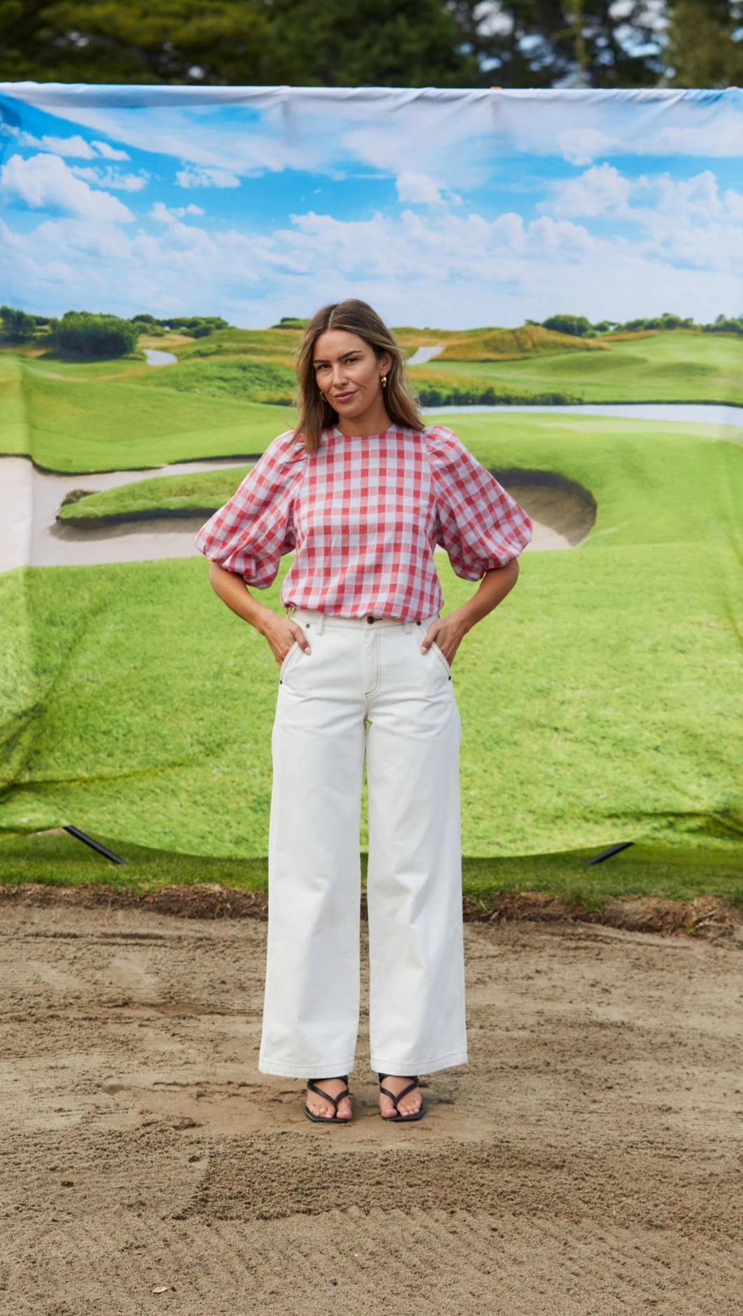THING THING LUCIE TOP - CHECK MATE - THE VOGUE STORE