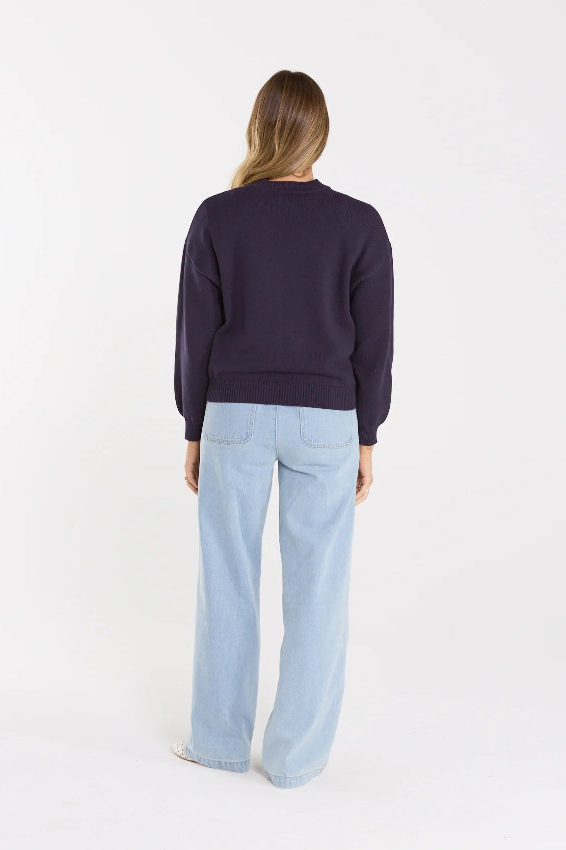 THING THING BUD JUMPER - NAVY - THE VOGUE STORE