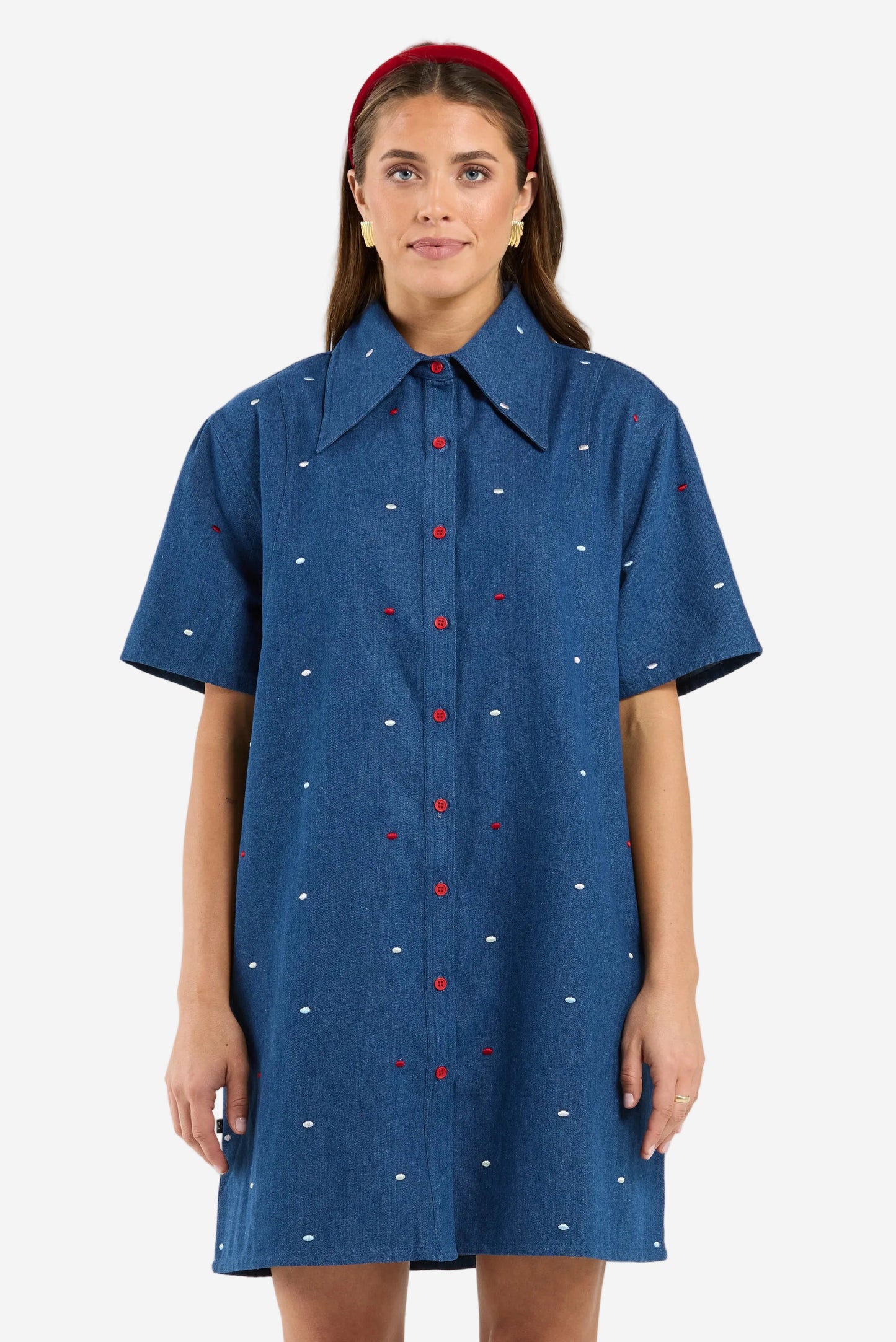 THING THING MONROE DRESS - DOTS - THE VOGUE STORE