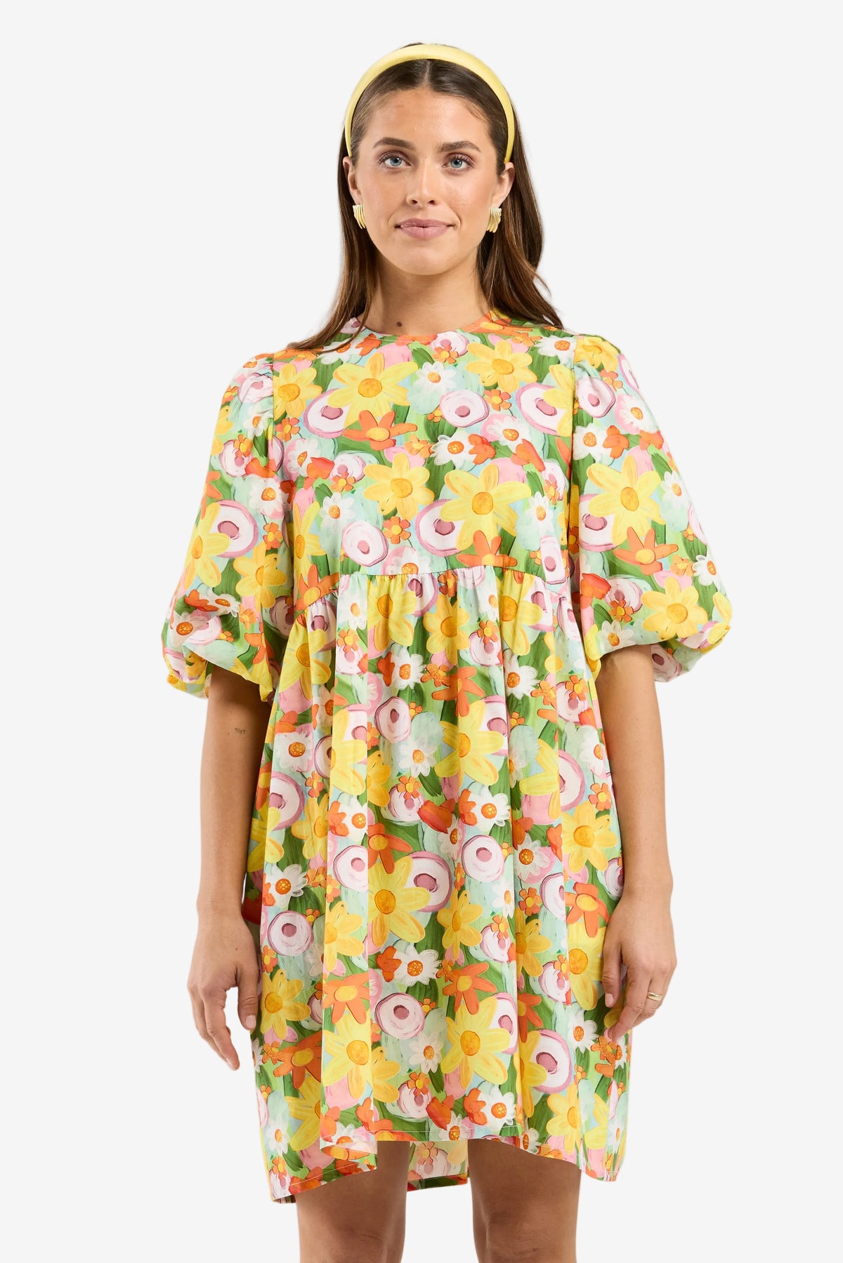 THING THING SPIN DRESS - FRUIT SALAD FLORAL - THE VOGUE STORE