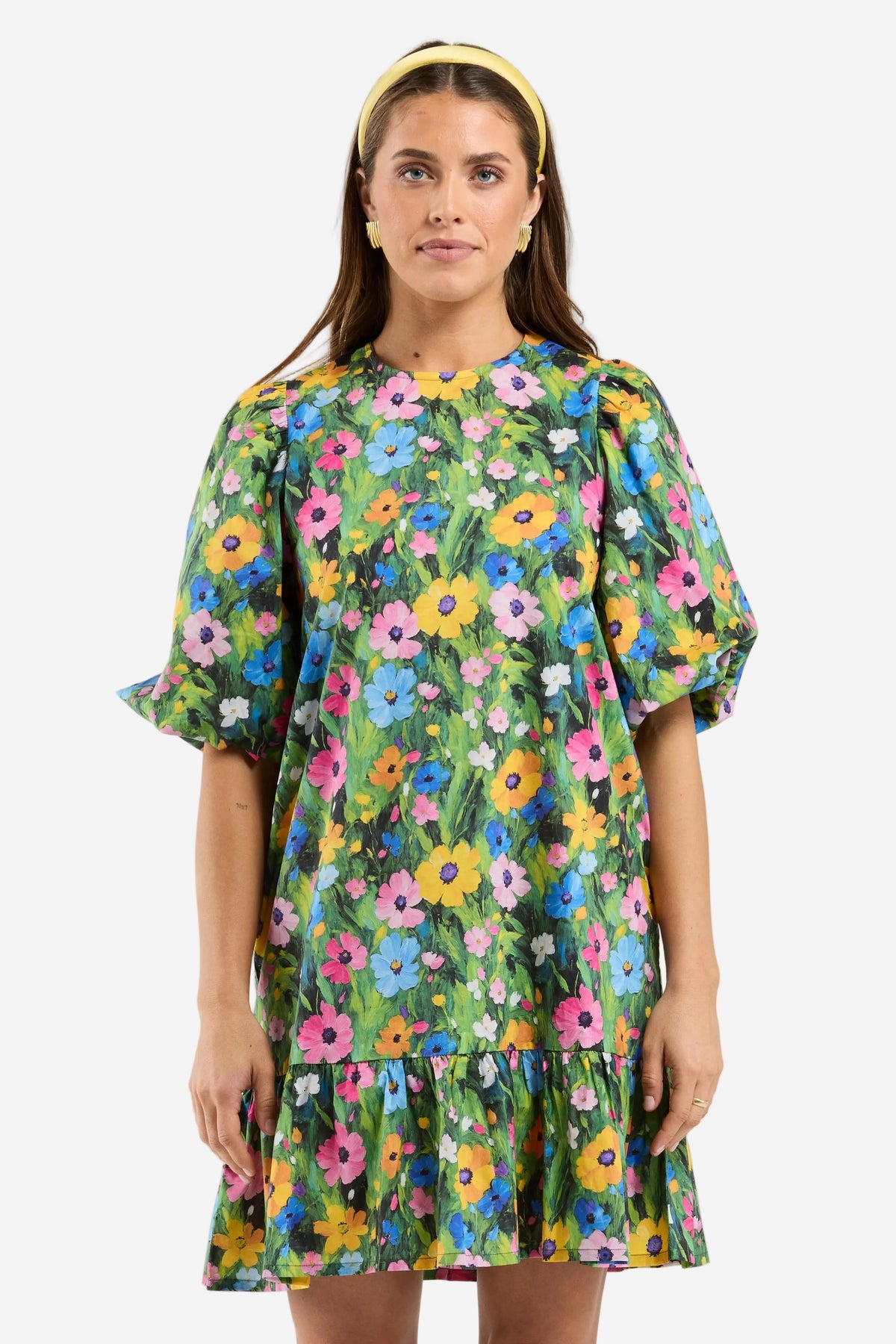 THING THING WHIZ DRESS - FLORABURST - THE VOGUE STORE