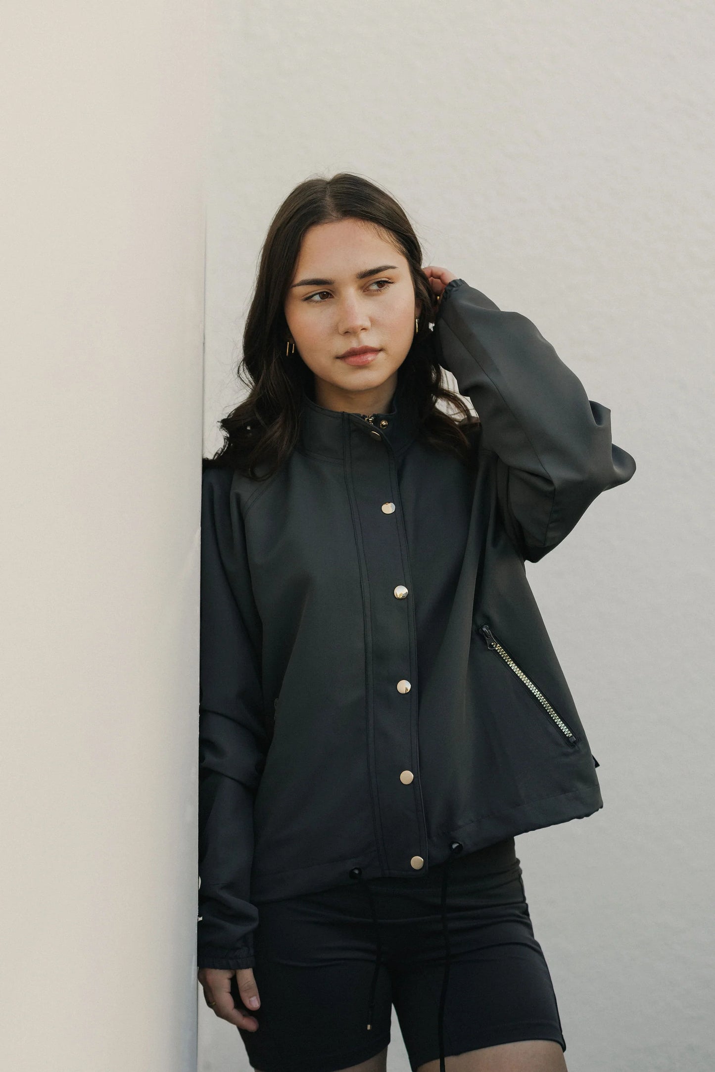 ROSE ROAD DALLAS JACKET - GRAPHITE - THE VOGUE STORE