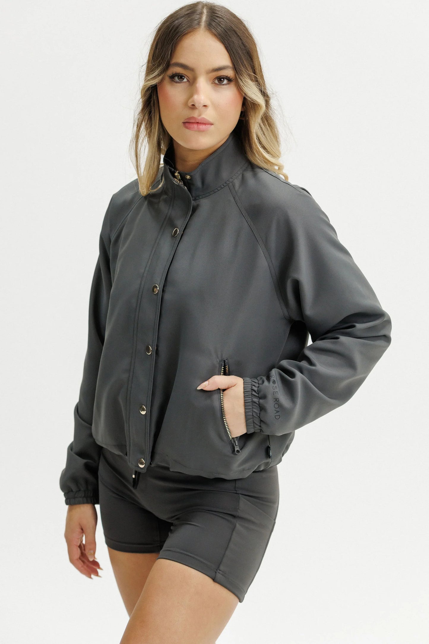 ROSE ROAD DALLAS JACKET - GRAPHITE - THE VOGUE STORE