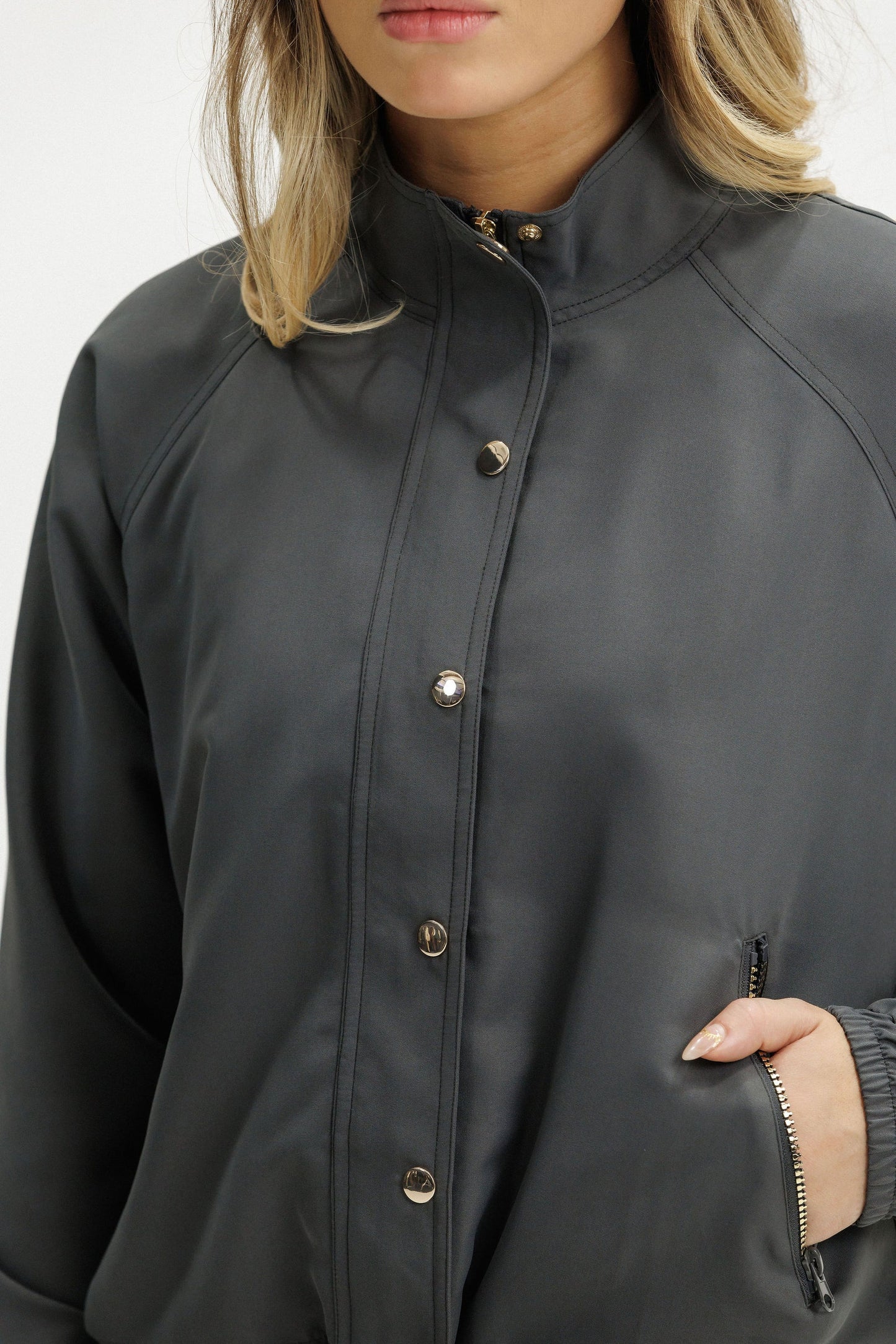 ROSE ROAD DALLAS JACKET - GRAPHITE - THE VOGUE STORE