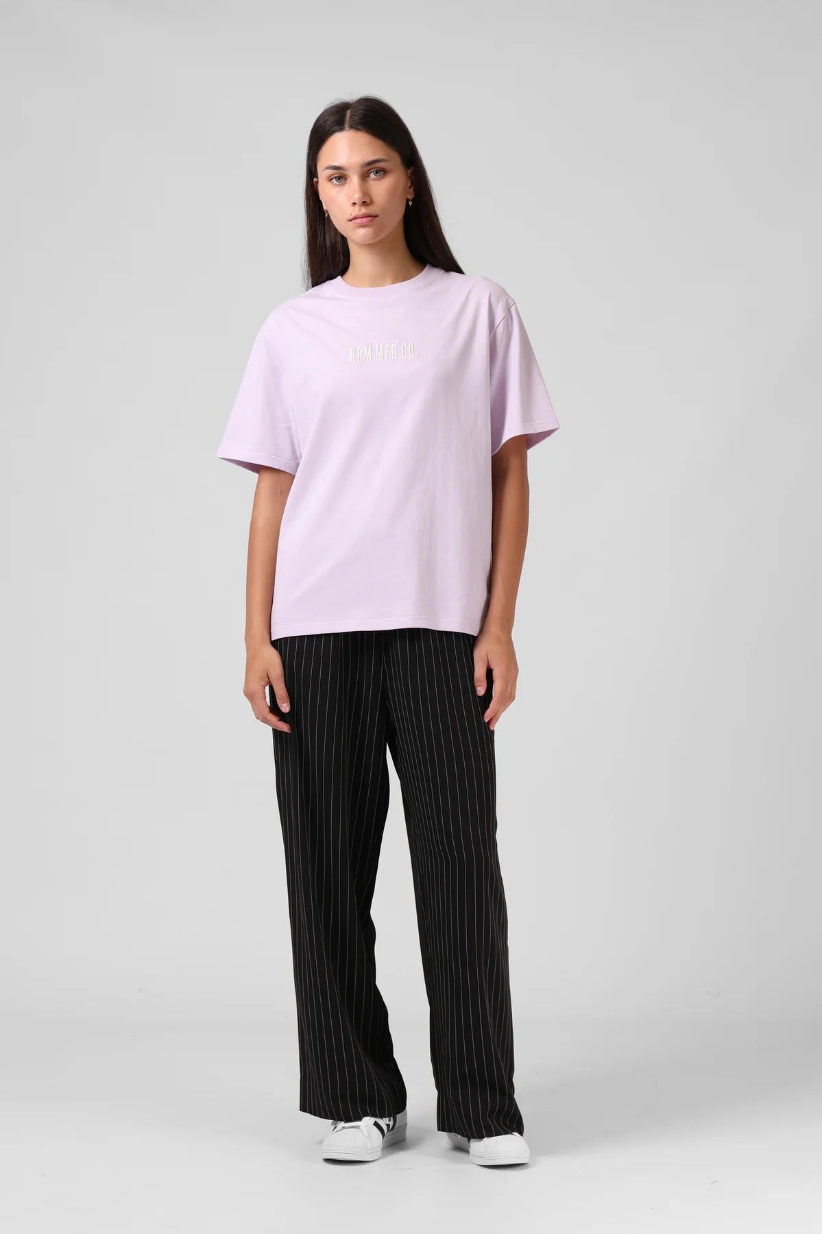 RPM EMB TEE - ORCHID - THE VOGUE STORE