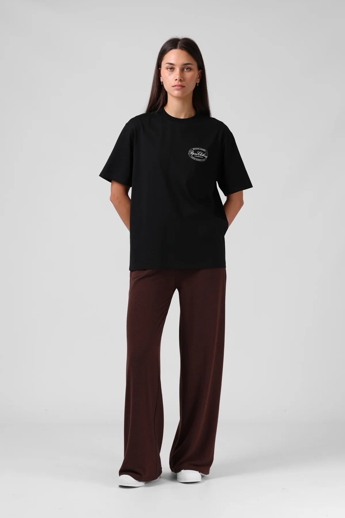 RPM STAMP TEE - BLACK - THE VOGUE STORE