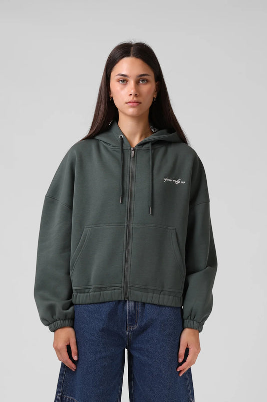 RPM ZIP THRU HOOD - BOTTLE - THE VOGUE STORE