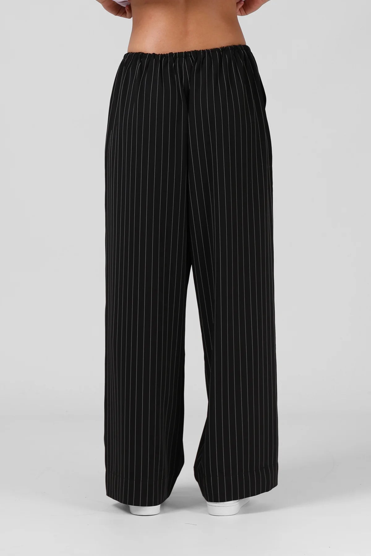 RPM NORMA PANT - BLACK STRIPE - THE VOGUE STORE