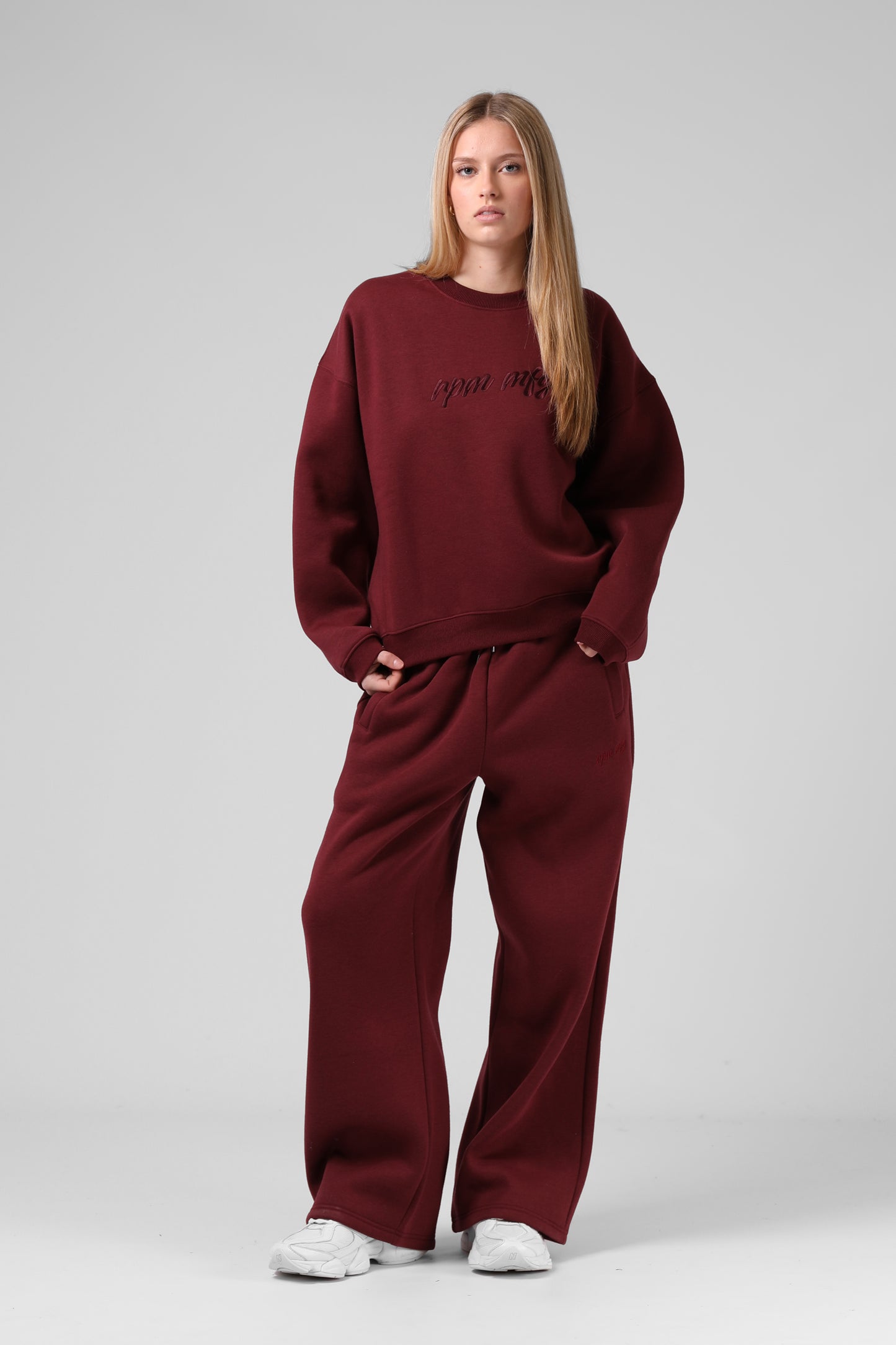 RPM SCRIPT CREW - RED WINE - THE VOGUE STORE