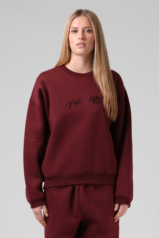 RPM SCRIPT CREW - RED WINE - THE VOGUE STORE