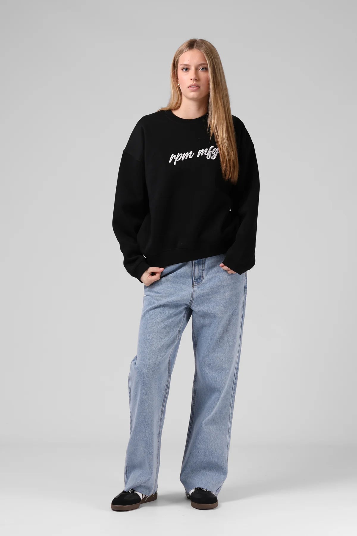 RPM SCRIPT CREW - BLACK - THE VOGUE STORE