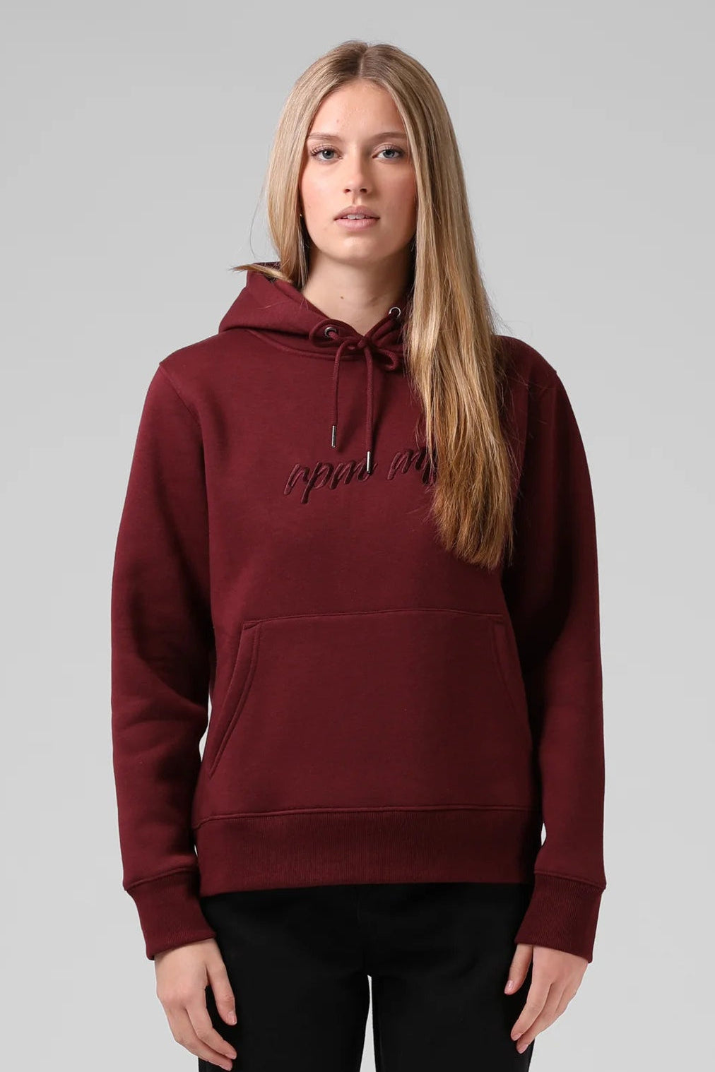 RPM SCRIPT HOOD - RED WINE - THE VOGUE STORE