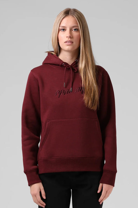 RPM SCRIPT HOOD - RED WINE - THE VOGUE STORE