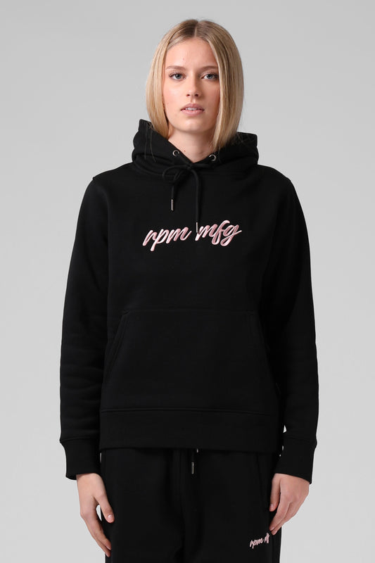 RPM SCRIPT HOOD - BLACK - THE VOGUE STORE