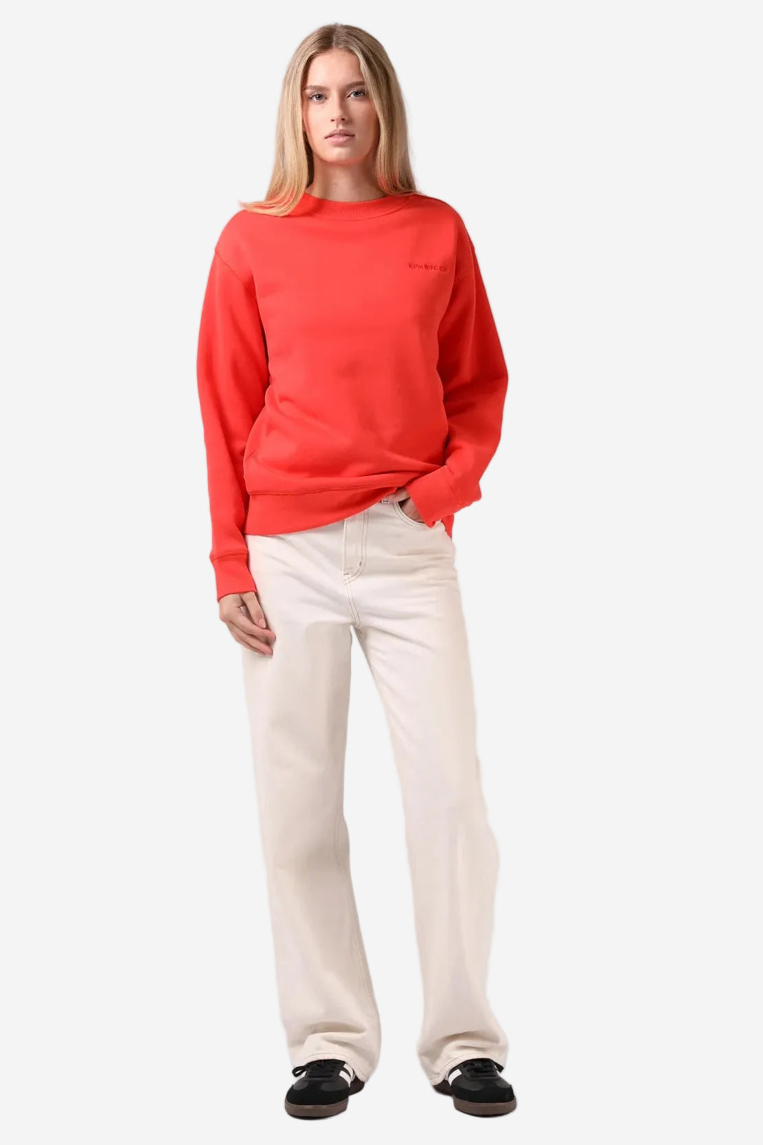 RPM SPRINGTIME CREW - ORANGE - THE VOGUE STORE