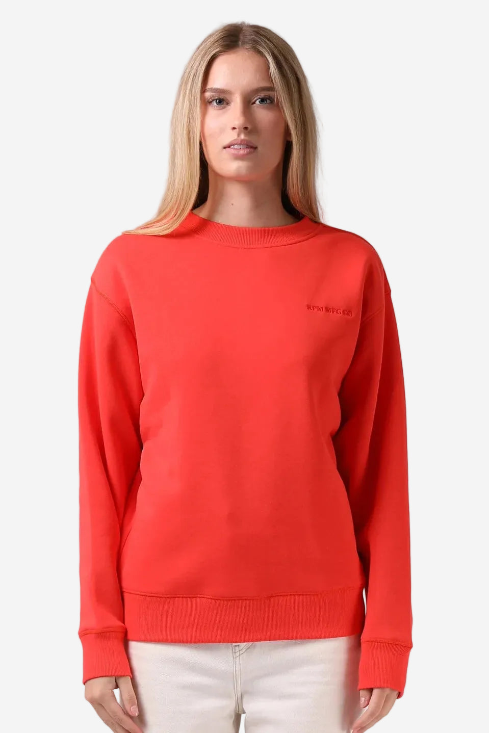 RPM SPRINGTIME CREW - ORANGE - THE VOGUE STORE