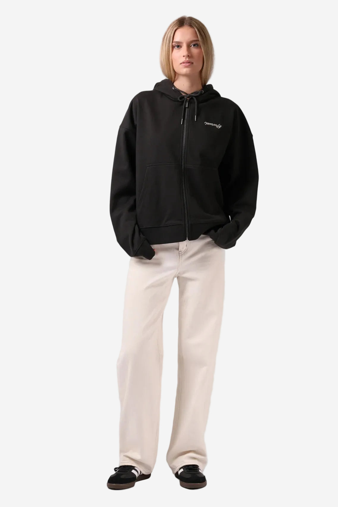RPM CHILLER ZIP HOOD - WASHED BLACK - THE VOGUE STORE