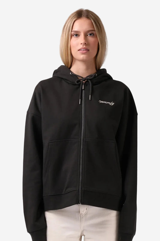 RPM CHILLER ZIP HOOD - WASHED BLACK - THE VOGUE STORE