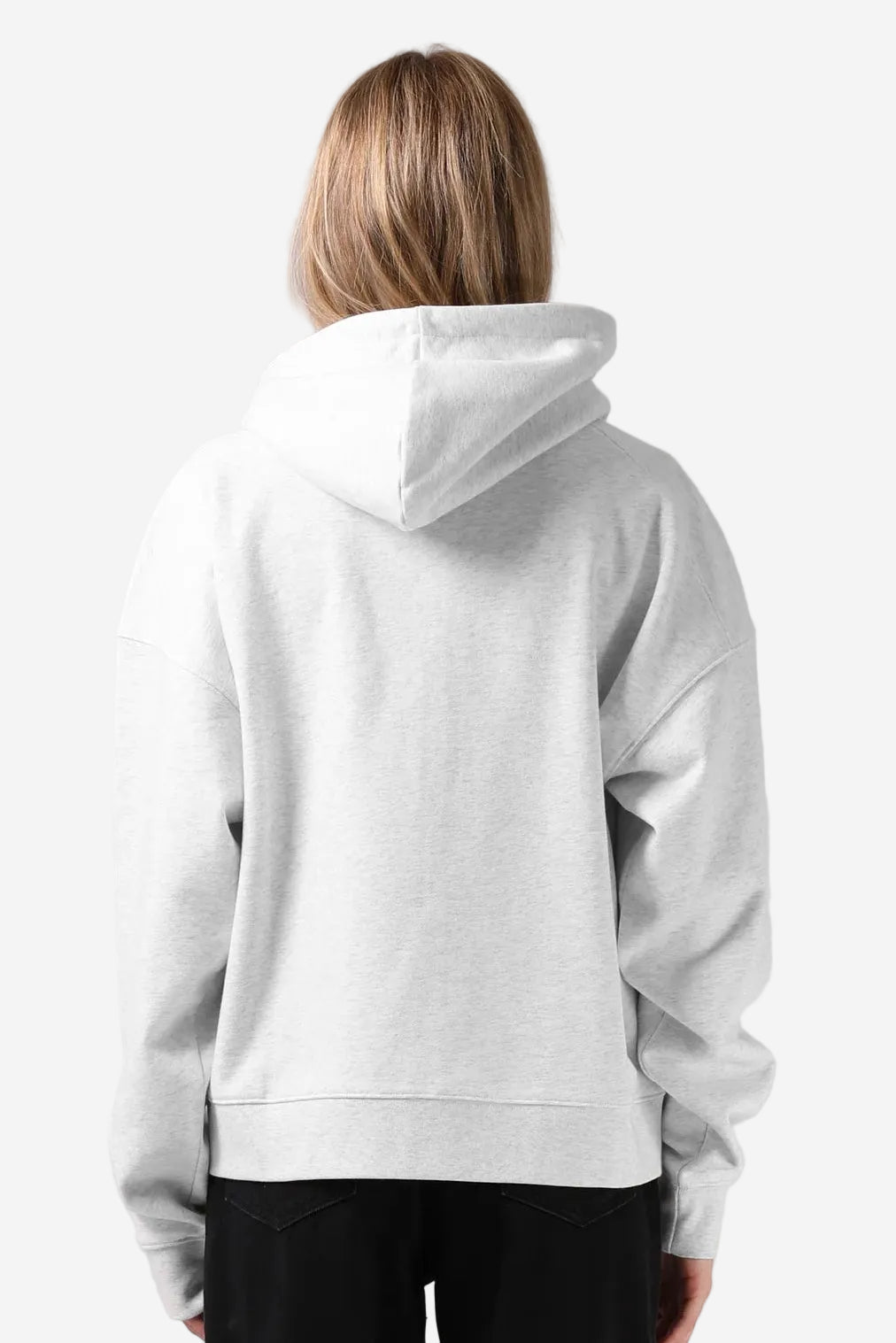 RPM CHILLER ZIP HOOD - WHITE MARL - THE VOGUE STORE