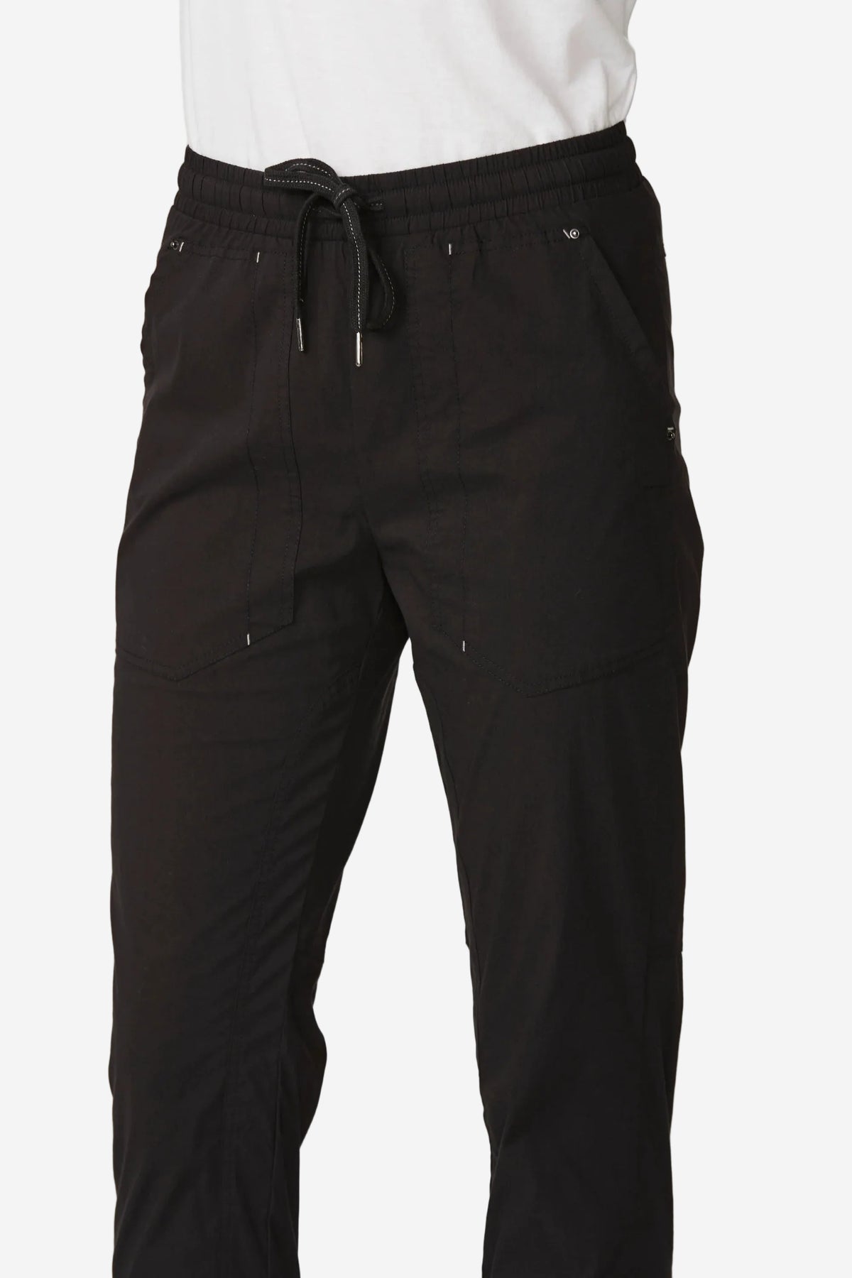 LANIA LTL PORT 7/8 PANT - BLACK - THE VOGUE STORE