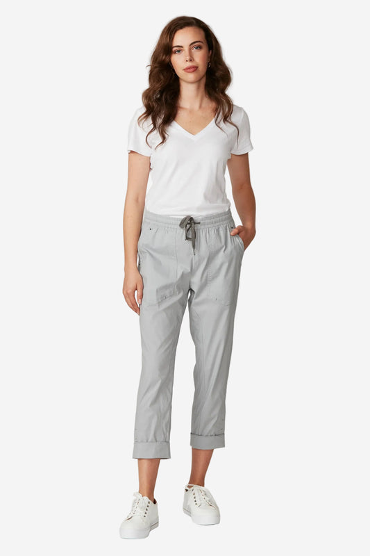 LANIA LTL PORT 7/8 PANT - NICKEL - THE VOGUE STORE