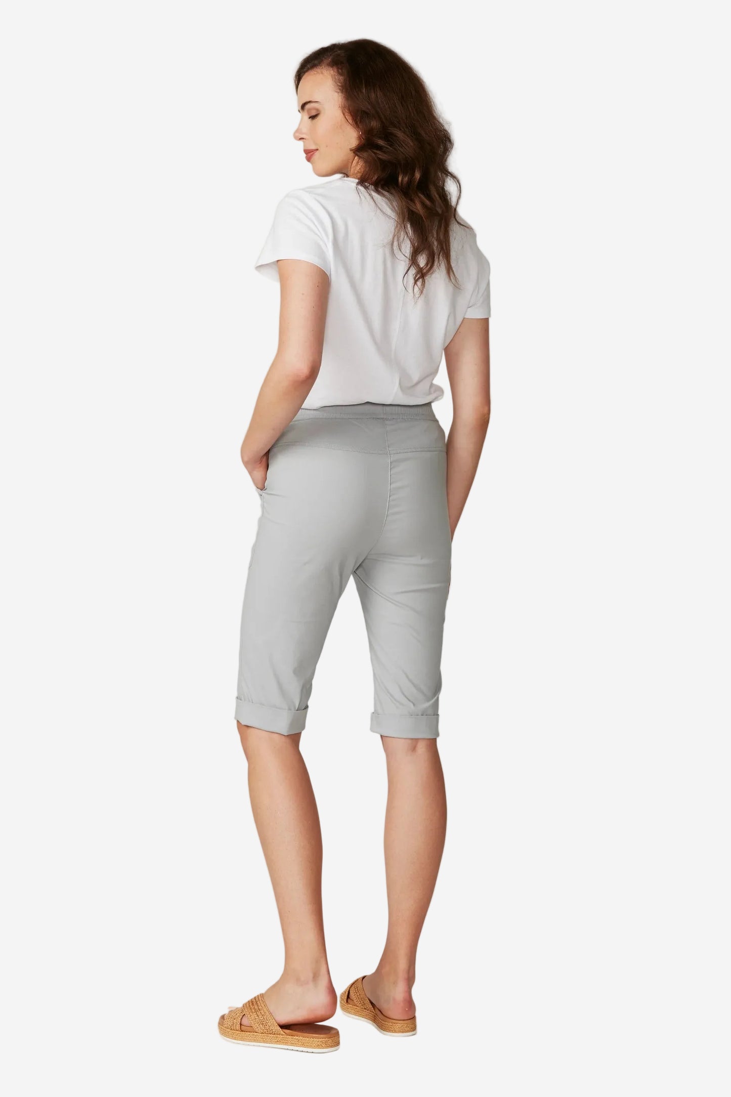 LANIA LTL CUFFED SHORT - NICKEL - THE VOGUE STORE
