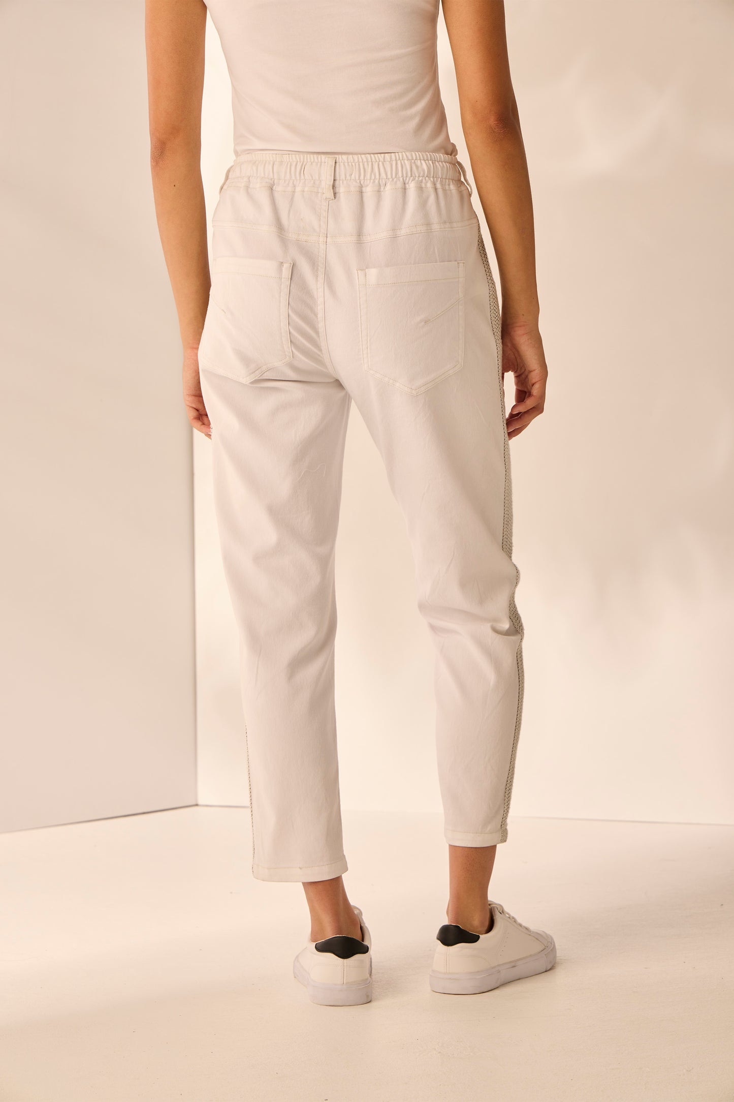 LANIA ZANE BOYFRIEND JEAN - WHITE - THE VOGUE STORE