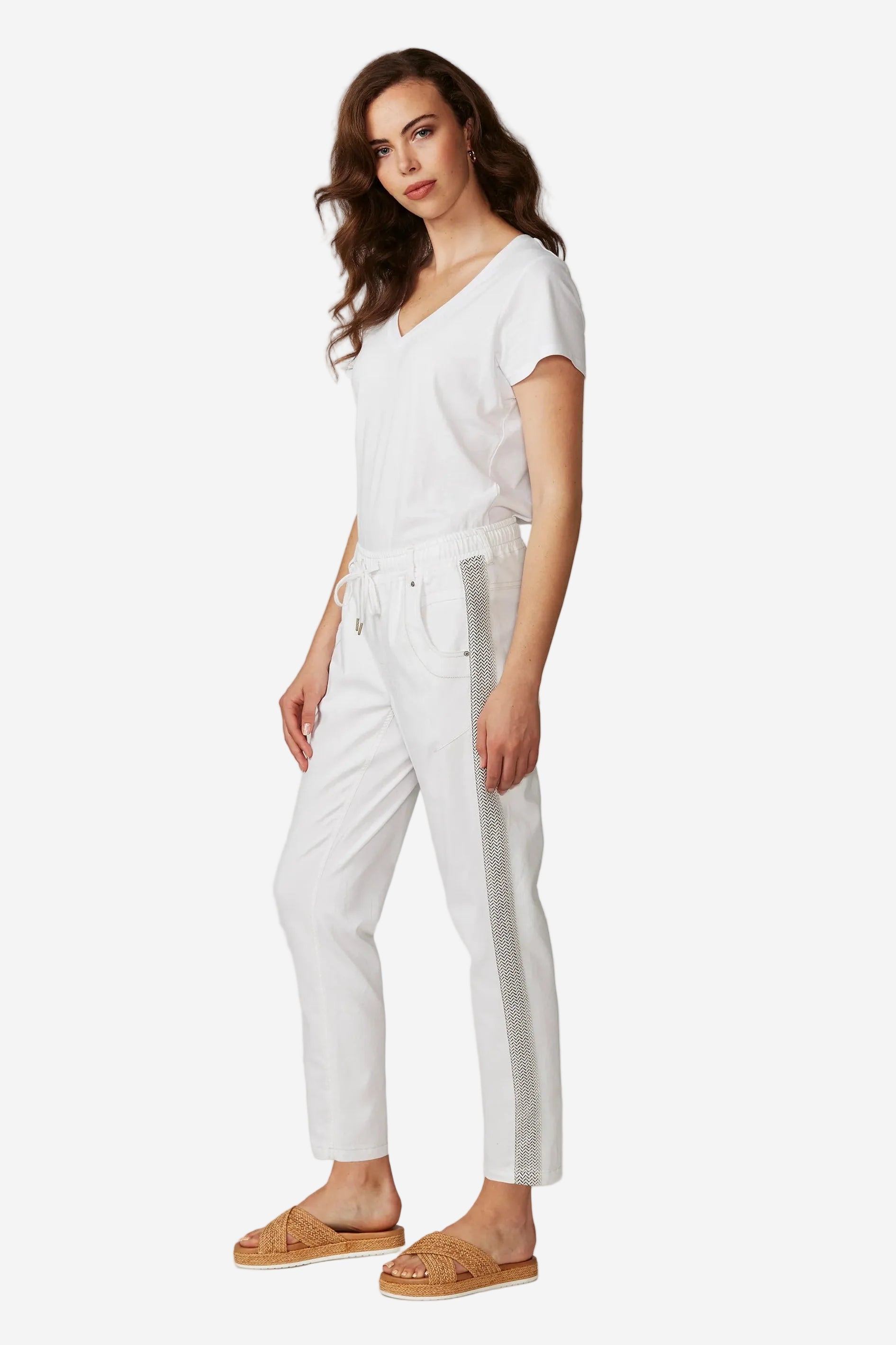 LANIA ZANE BOYFRIEND JEAN - WHITE - THE VOGUE STORE