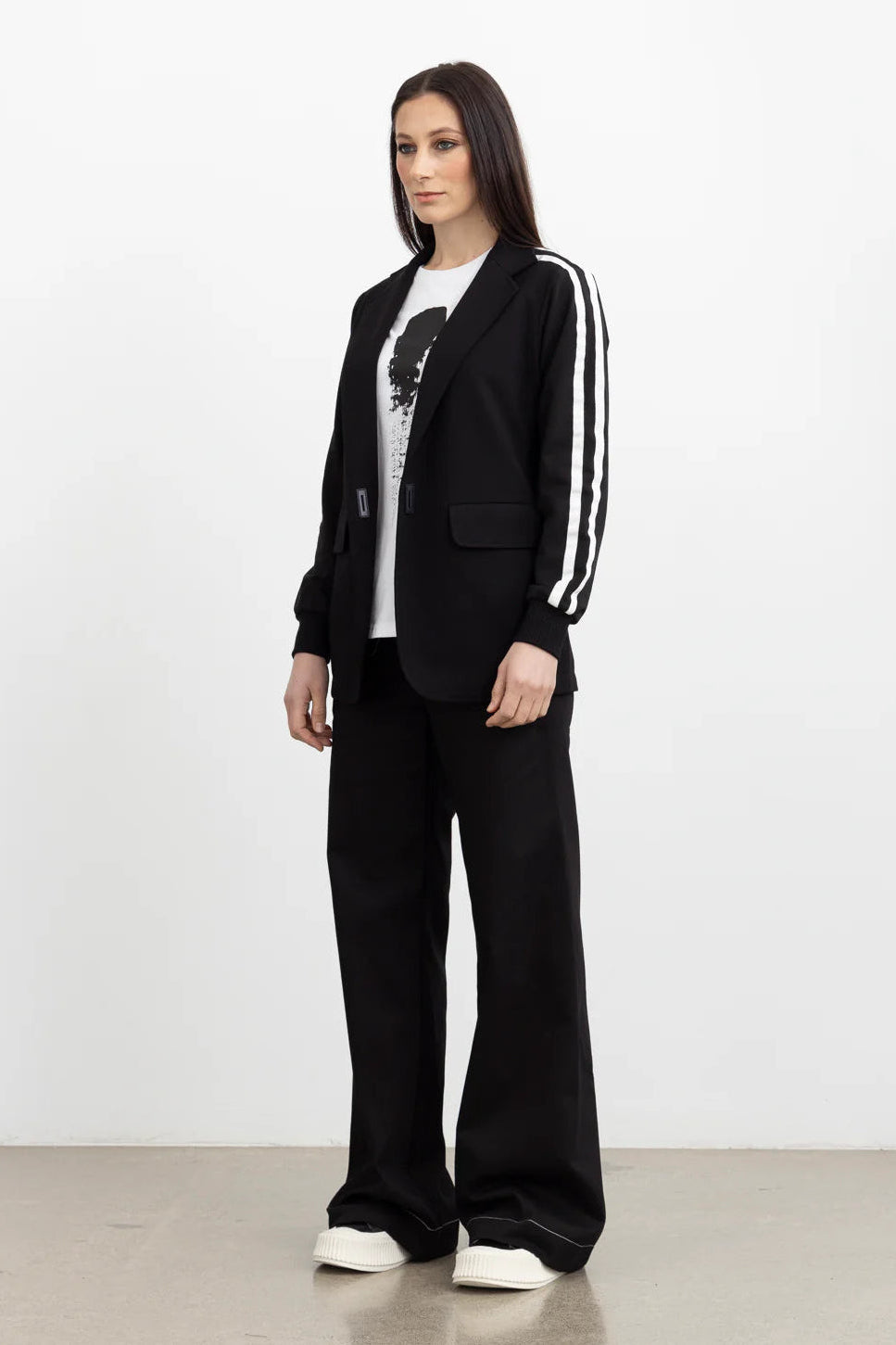 STYLE X LAB REFLECTIVE REVEL JACKET - BLACK - THE VOGUE STORE