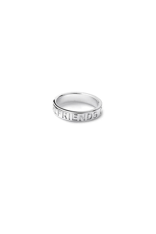 STOLEN GIRLFRIENDS CLUB CLEAN LOGO RING - THE VOGUE STORE