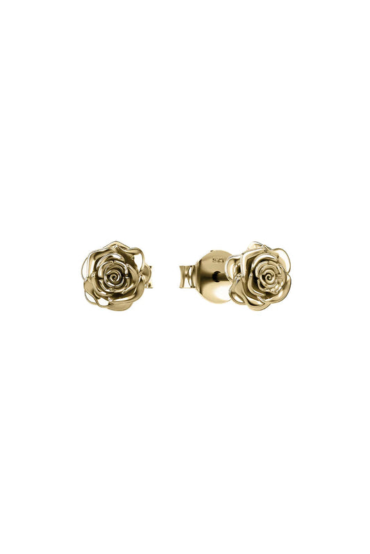 STOLEN GIRLFRIENDS CLUB ROSE BUD EARRINGS - GOLD PLATED - THE VOGUE STORE