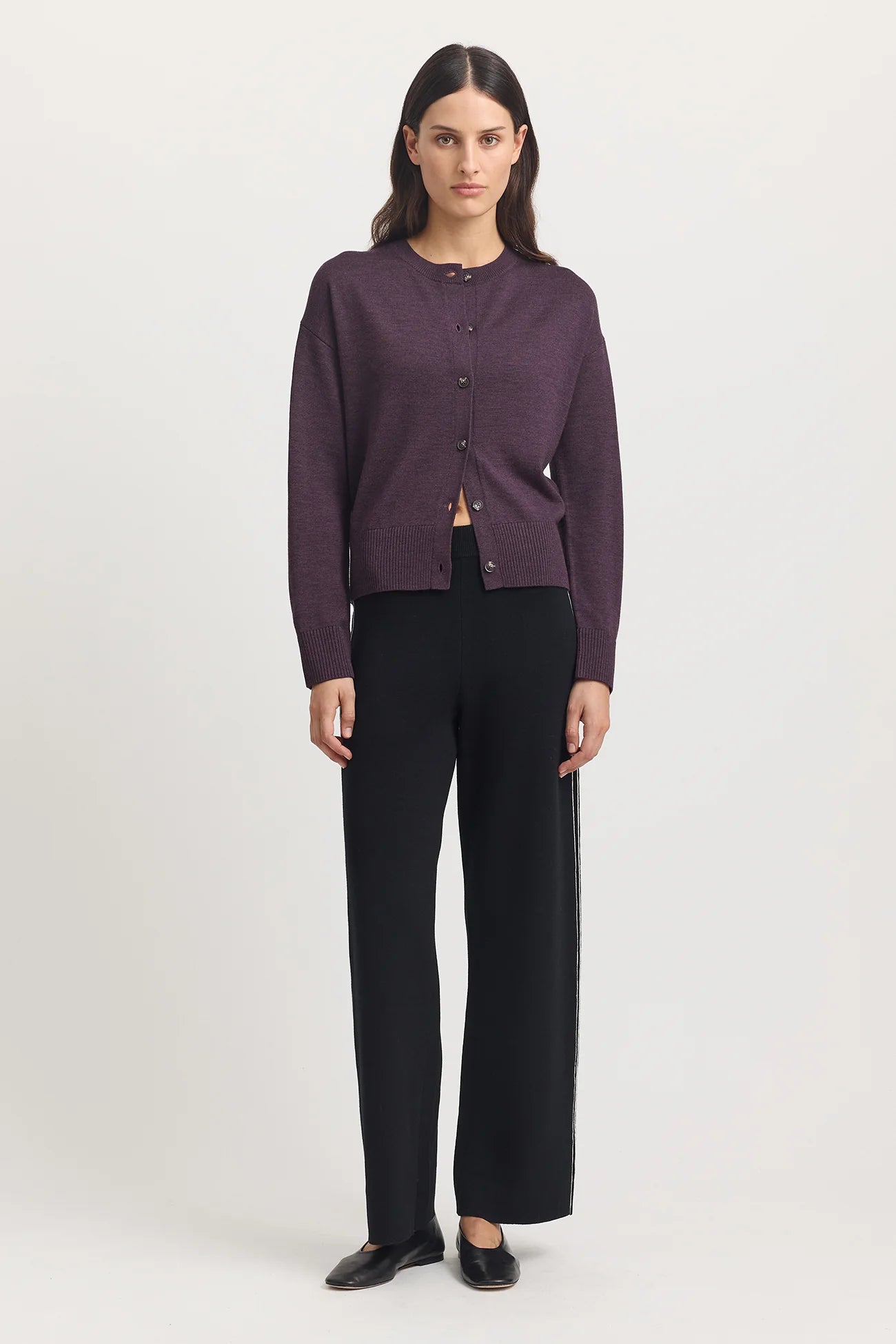TOORALLIE FINE KNIT CARDIGAN - SUMAK - THE VOGUE STORE