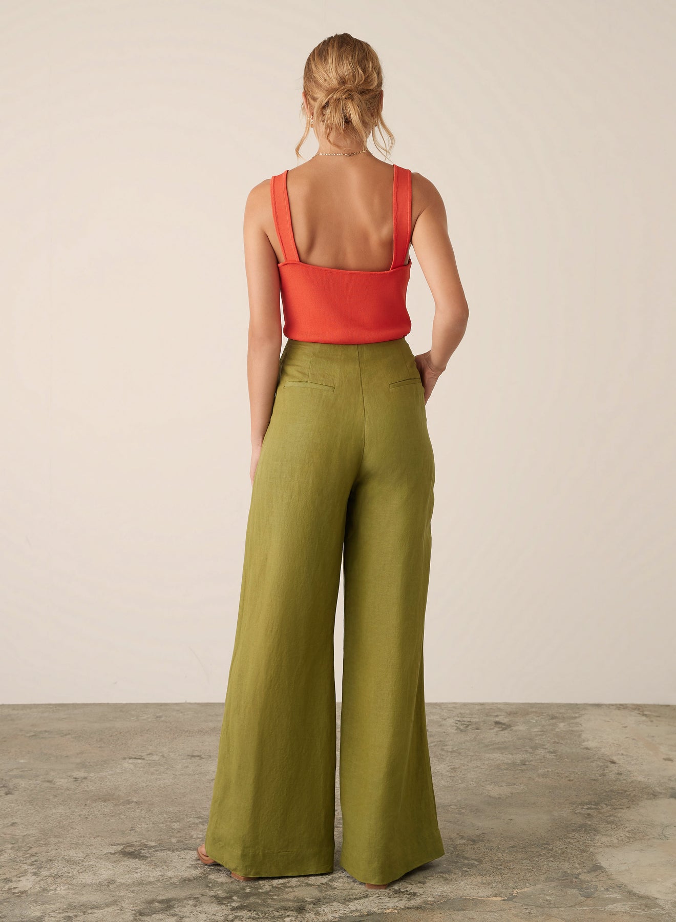 ESMAEE BATHERS PANT - GRASS - THE VOGUE STORE