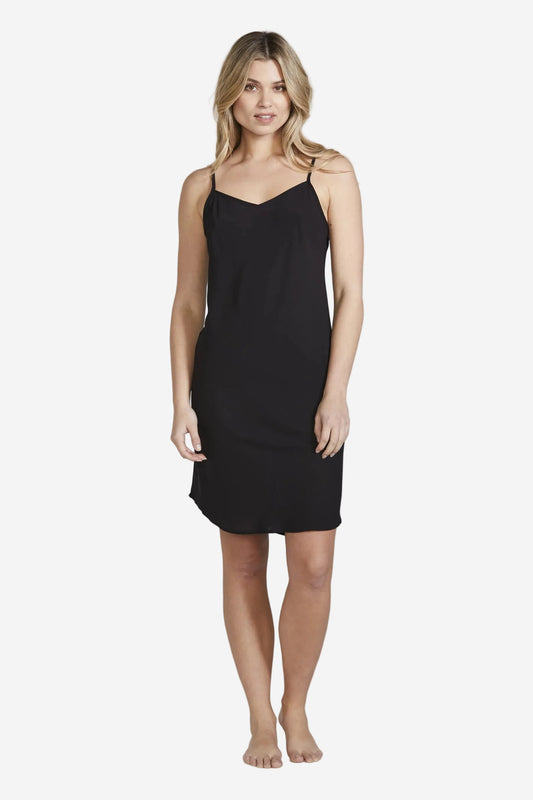 LANIA LTL SLIP - BLACK - THE VOGUE STORE