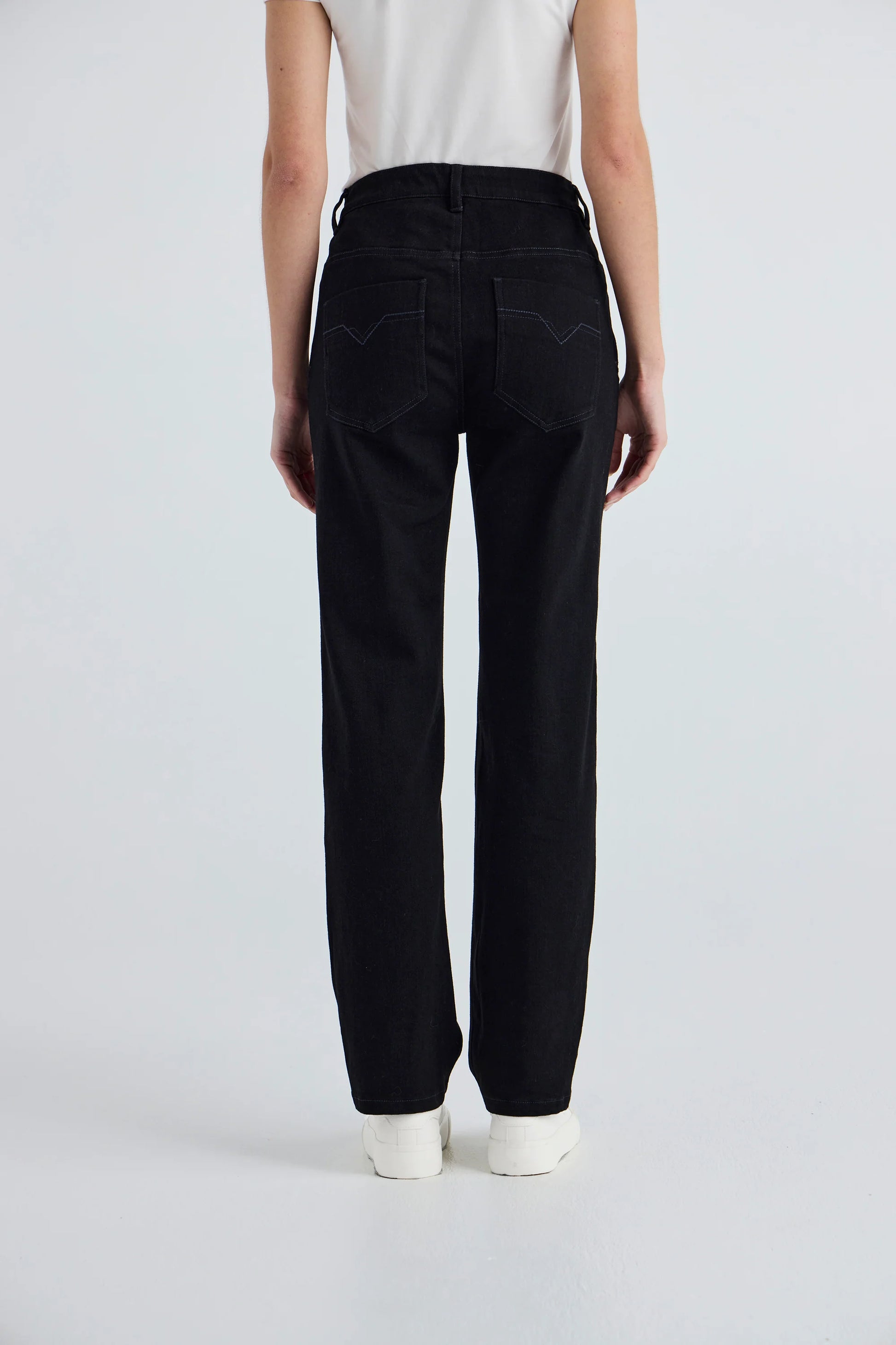 LANIA LEGAL WIDE JEAN - BLACK - THE VOGUE STORE