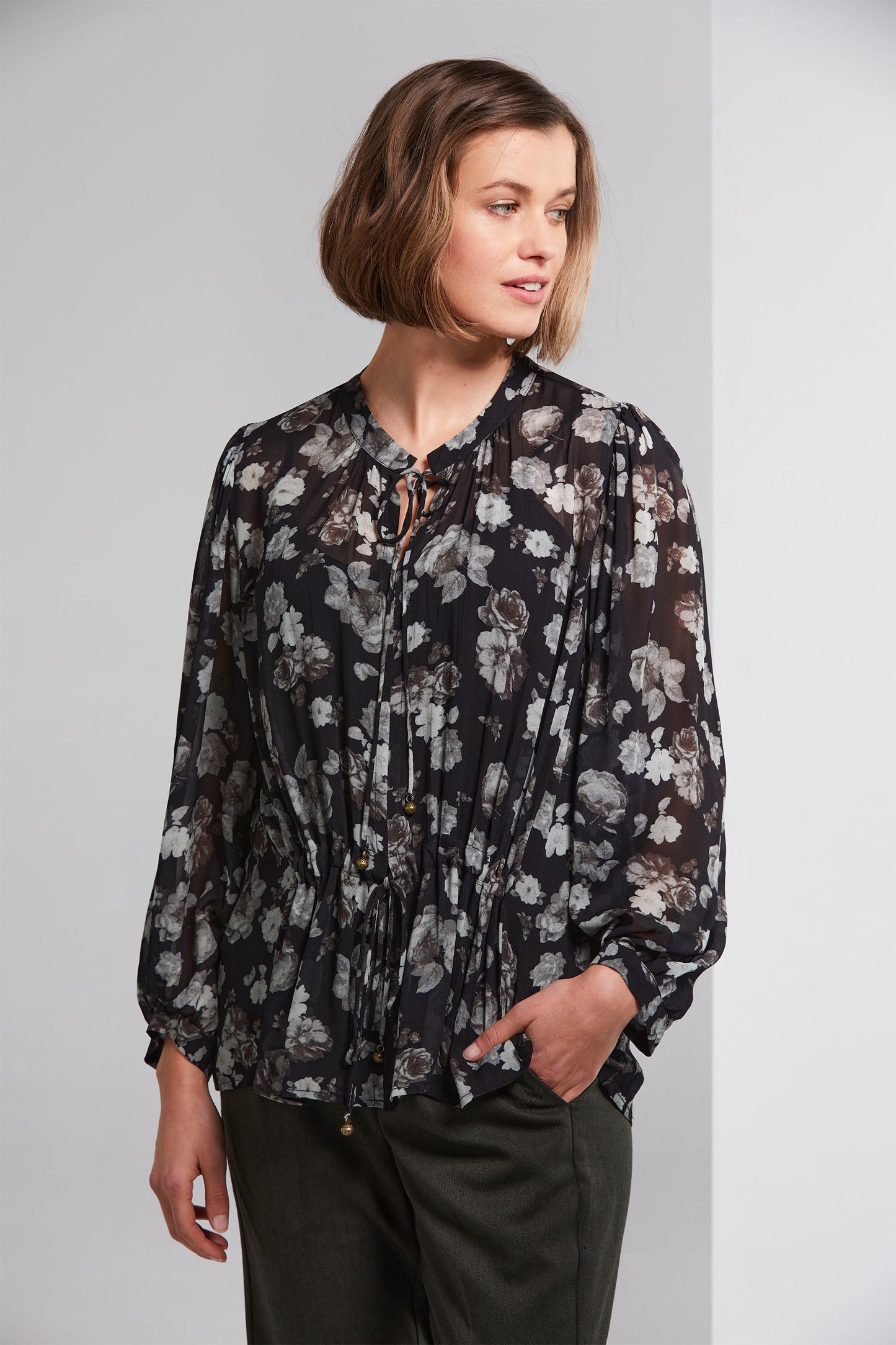 LANIA STIRLING SHIRT - STIRLING PRINT - THE VOGUE STORE