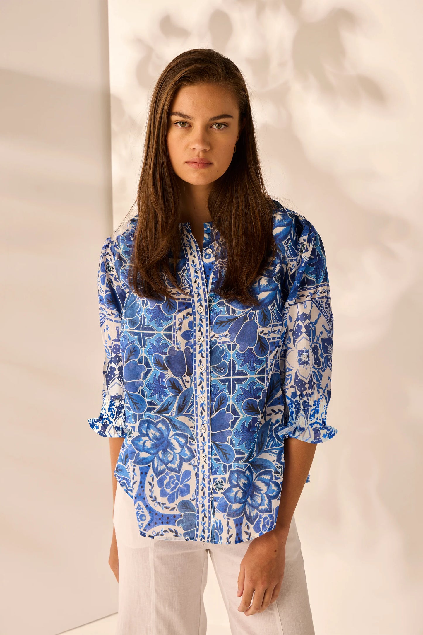LANIA PORTO SHIRT - PORTO PRINT - THE VOGUE STORE