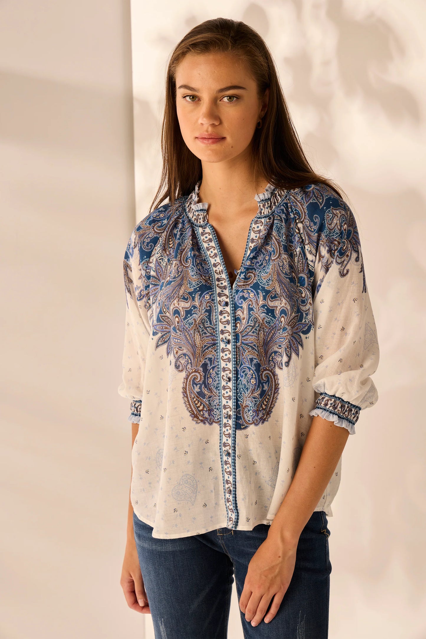 LANIA PAYTON SHIRT - PAYTON PRINT - THE VOGUE STORE