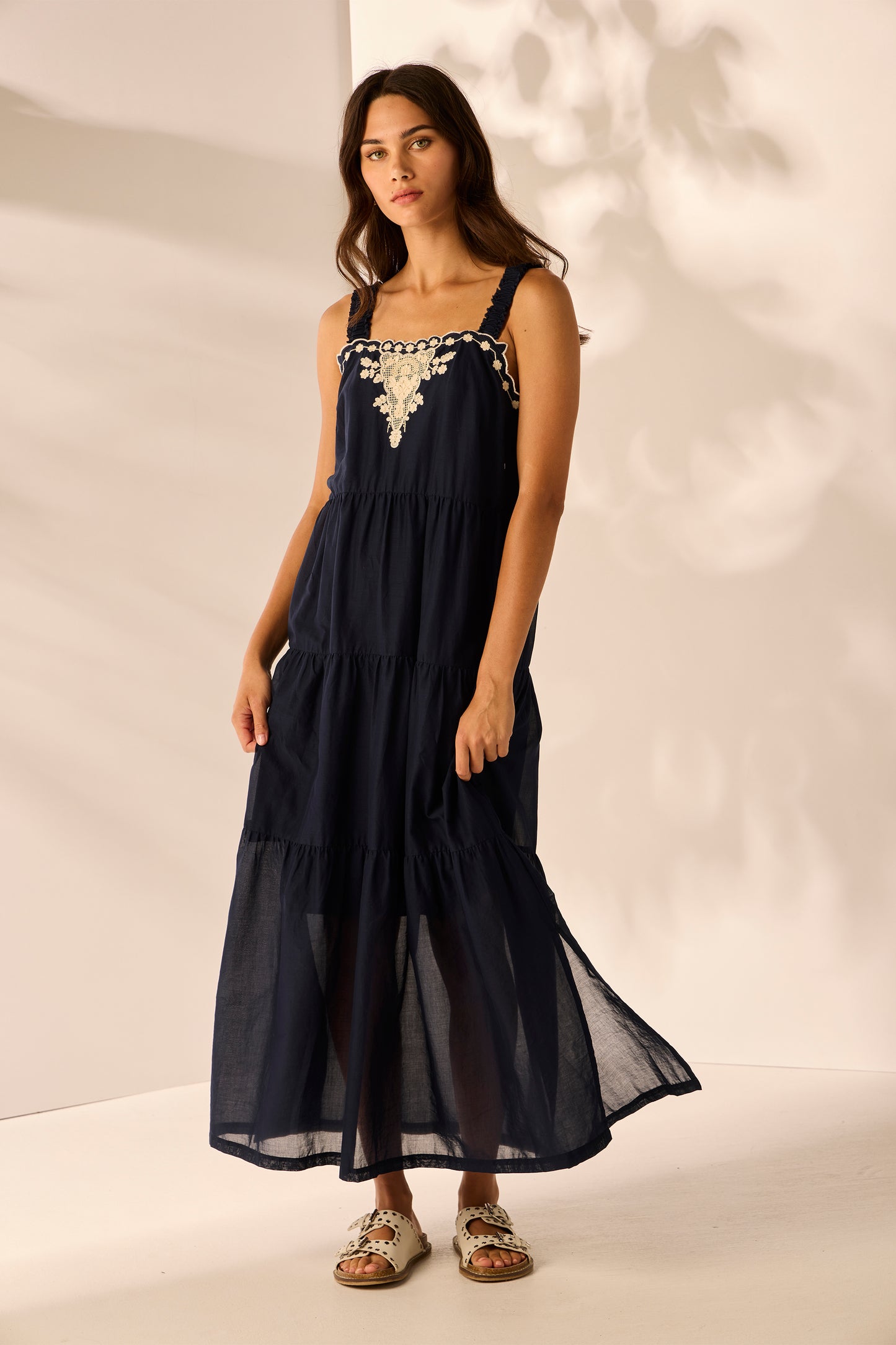 LANIA SUMMIT DRESS - INK - THE VOGUE STORE