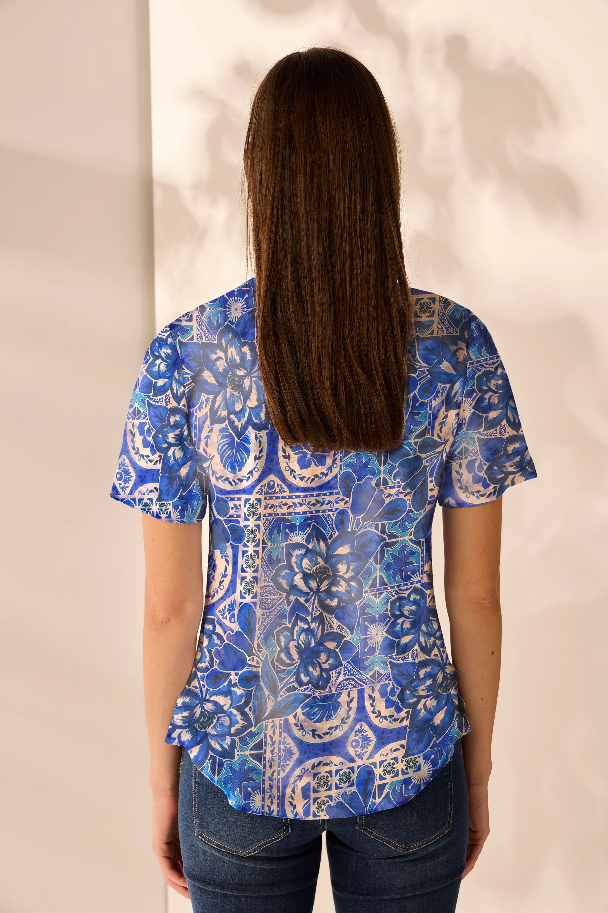 LANIA PORTO TOP - PORTO PRINT - THE VOGUE STORE