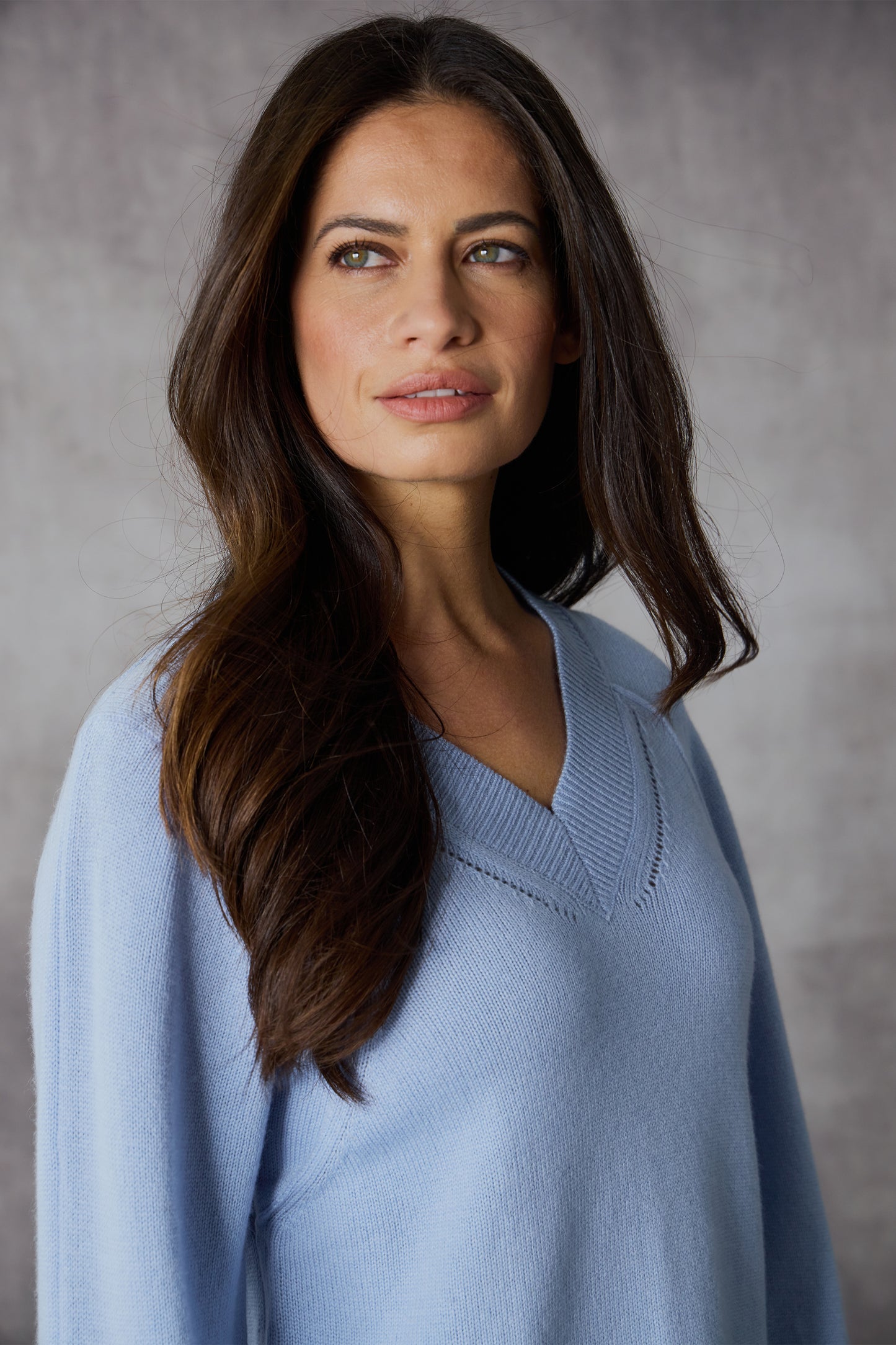 LANIA BASTILLE SWEATER - OCEAN - THE VOGUE STORE