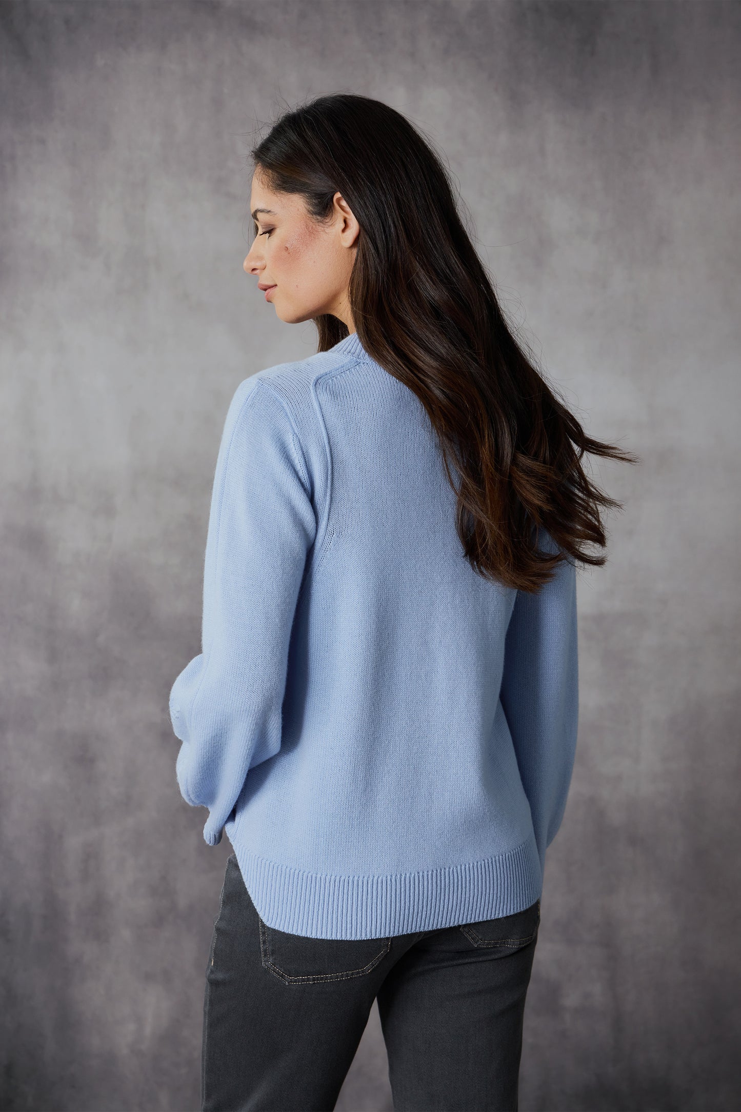LANIA BASTILLE SWEATER - OCEAN - THE VOGUE STORE