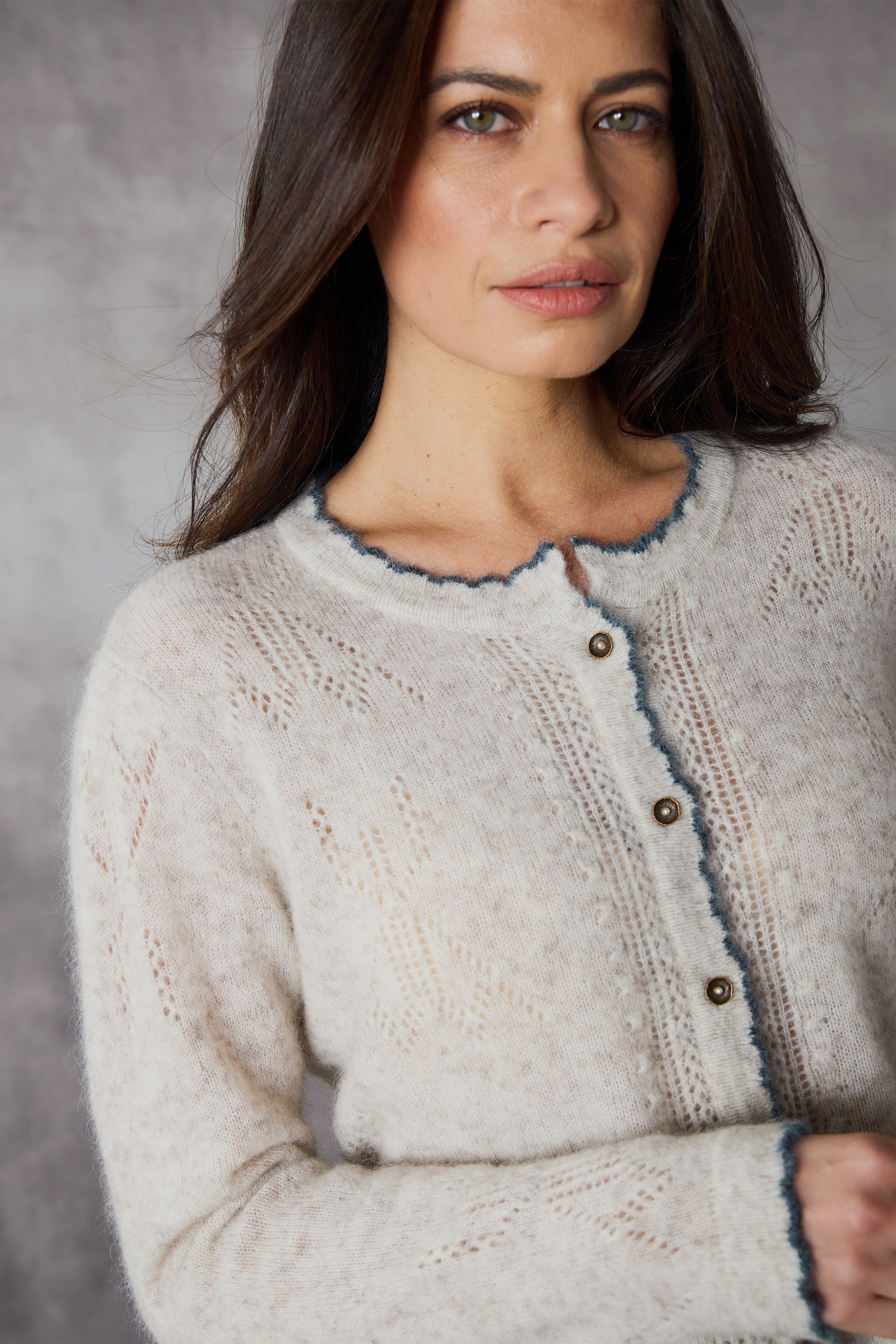 LANIA ORCHID CARDI - ICE - THE VOGUE STORE
