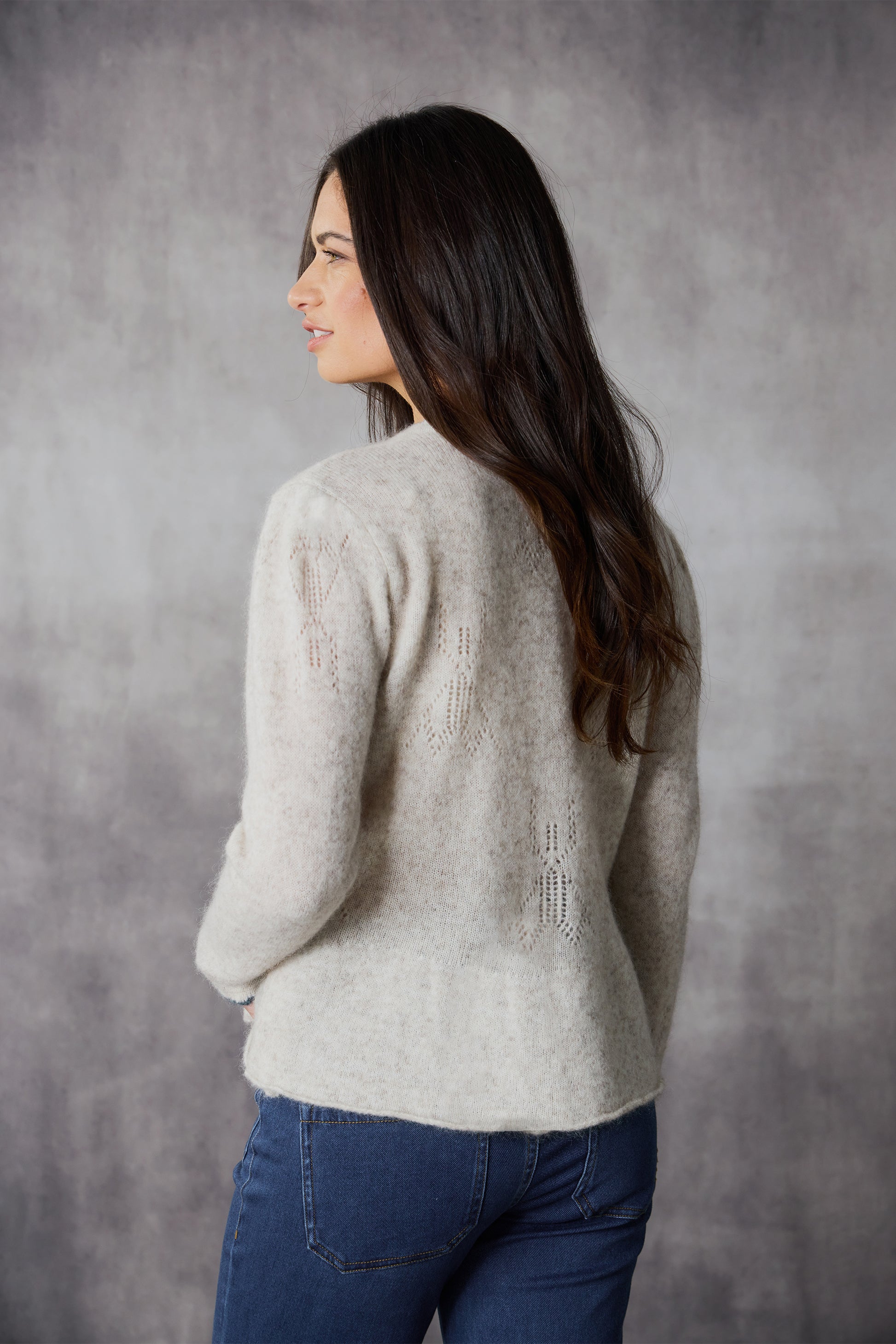 LANIA ORCHID CARDI - ICE - THE VOGUE STORE