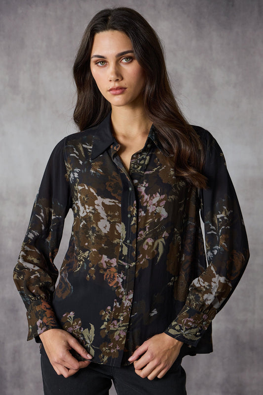 LANIA CAMEO SHIRT  - THE VOGUE STORE