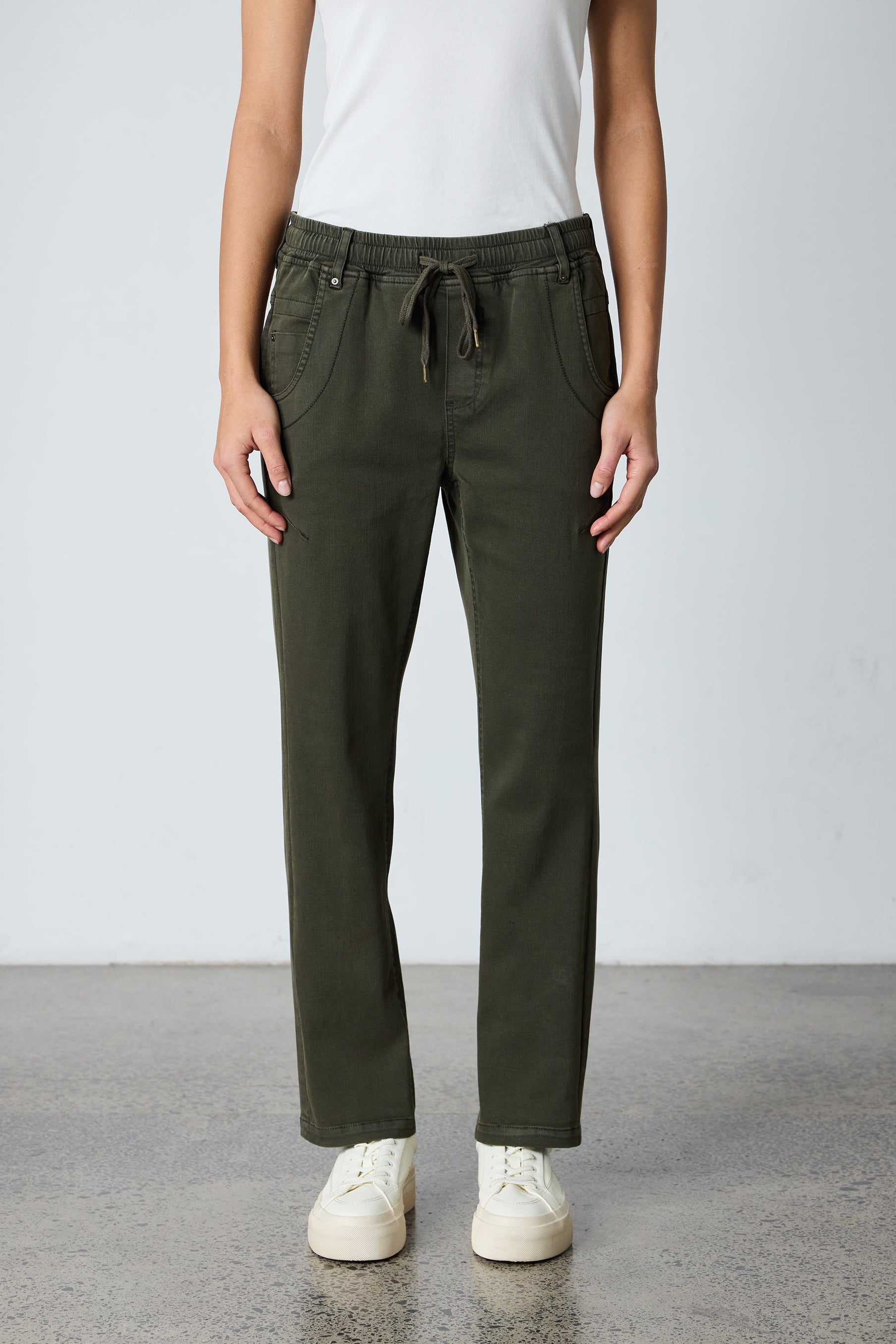 LANIA MAINE JEAN - ARMY - THE VOGUE STORE