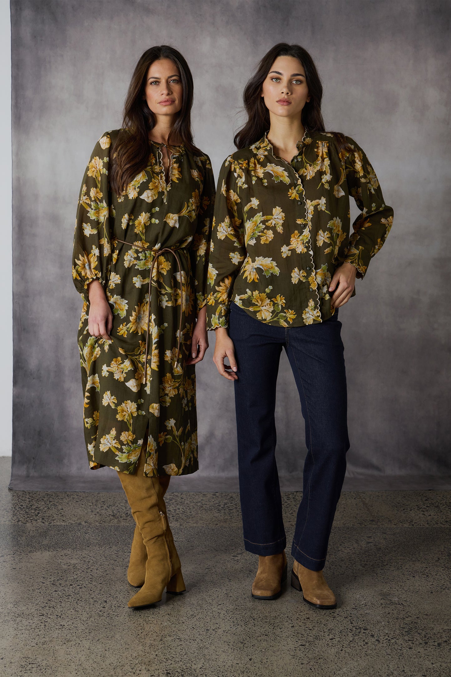 LANIA CELESTE DRESS - CELESTE PRINT - THE VOGUE STORE