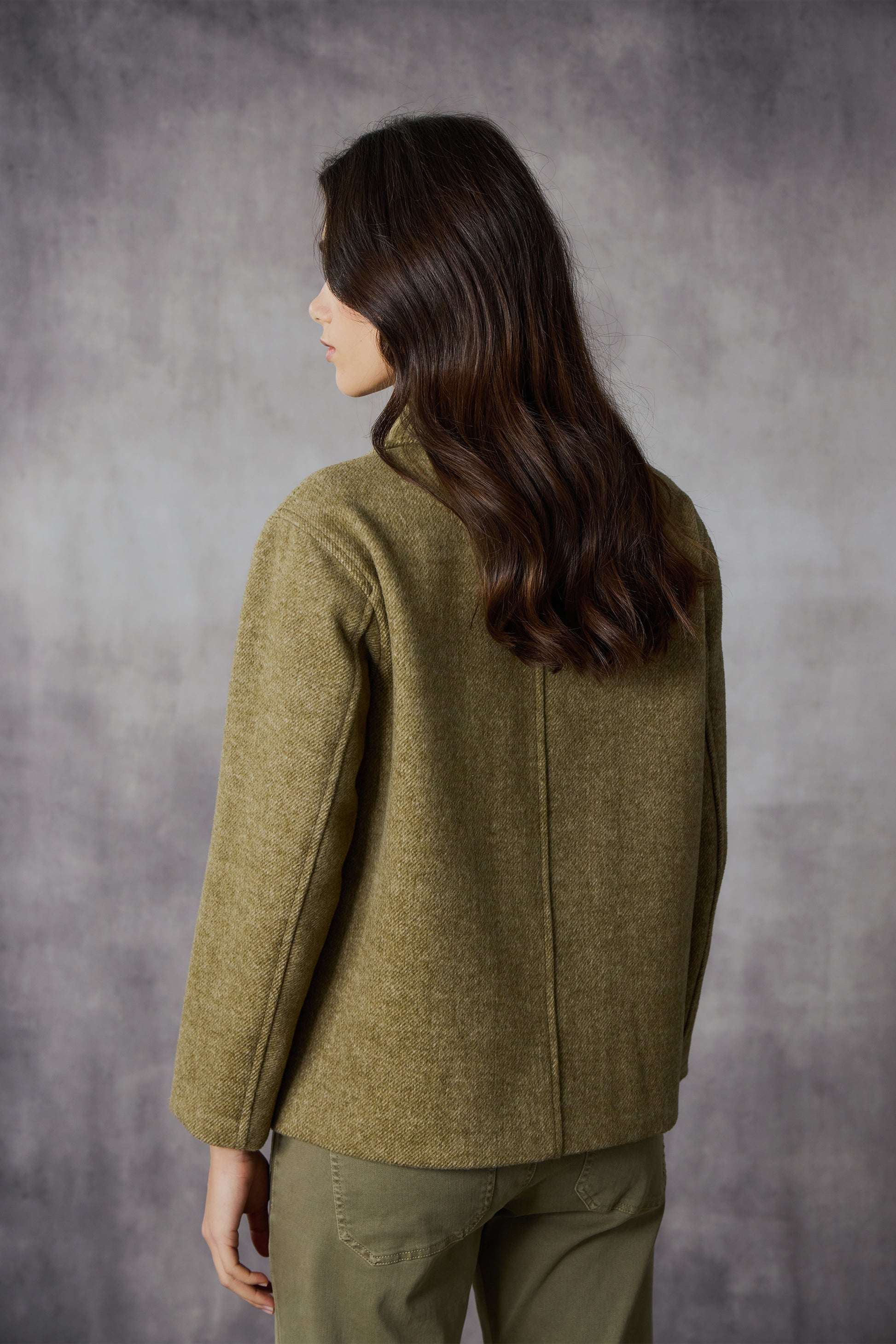 LANIA LUKA COAT - OLIVE - THE VOGUE STORE