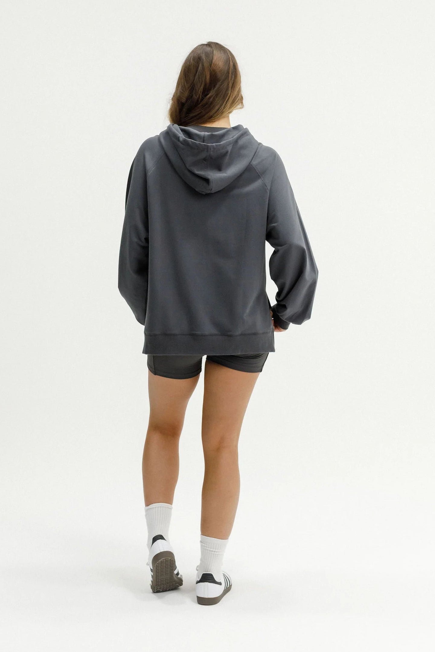 ROSE ROAD SLOPPY JOE - GRAPHITE - THE VOGUE STORE